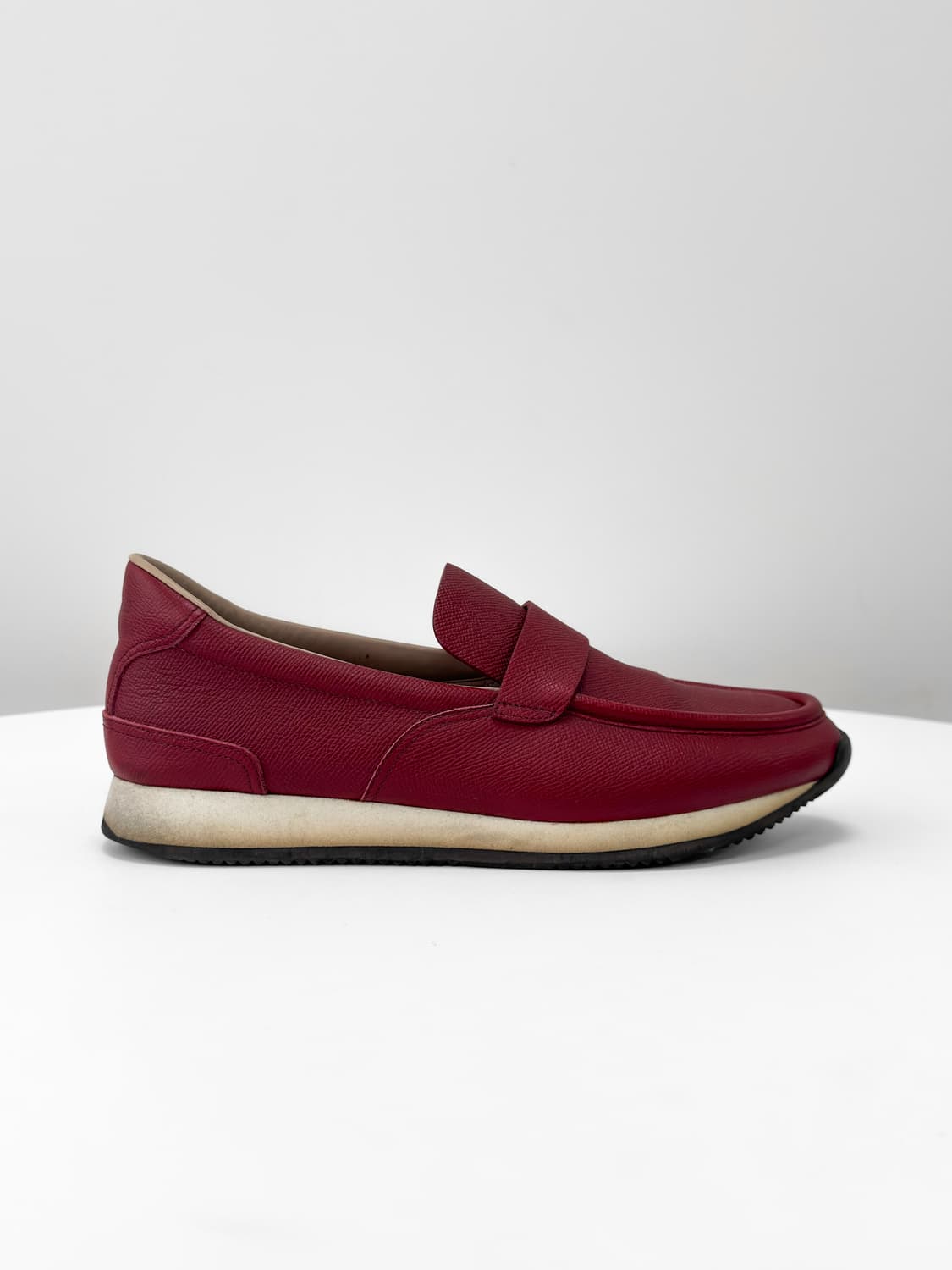 Hermès Red Calf Leather Loafers 43 상품이미지8