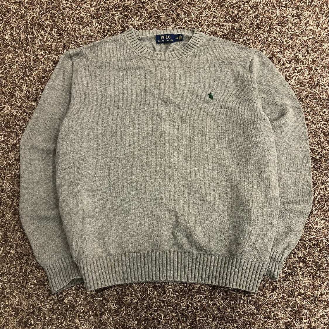 폴로 랄프로렌 코튼 그레이 니트  상품이미지2