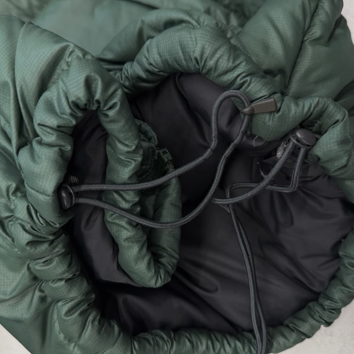 노스페이스 700 눕시 카키 그린 푸퍼 구스다운 패딩 상품이미지6