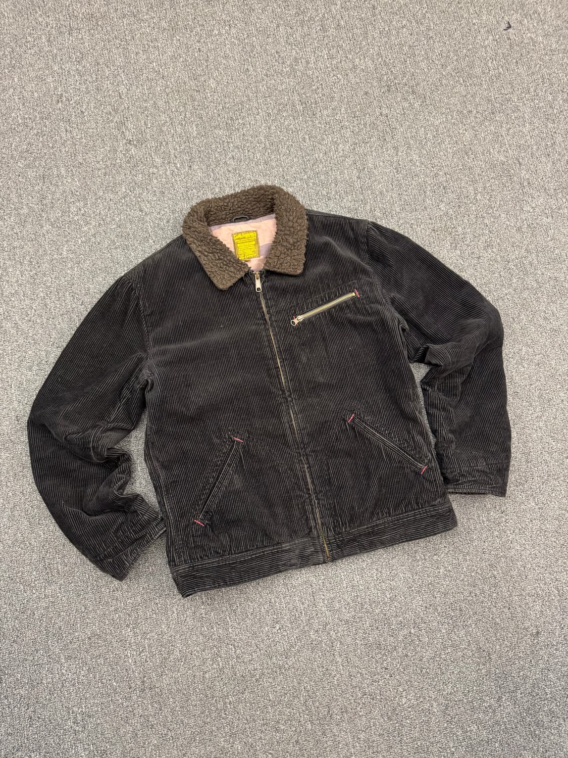 L)스미스 아메리칸 빈티지 블랙 코듀로이 쉐르파 자켓 상품이미지1
