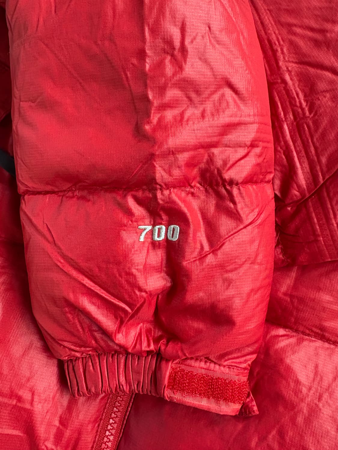 노스페이스 눕시 레드 패딩 상품이미지7