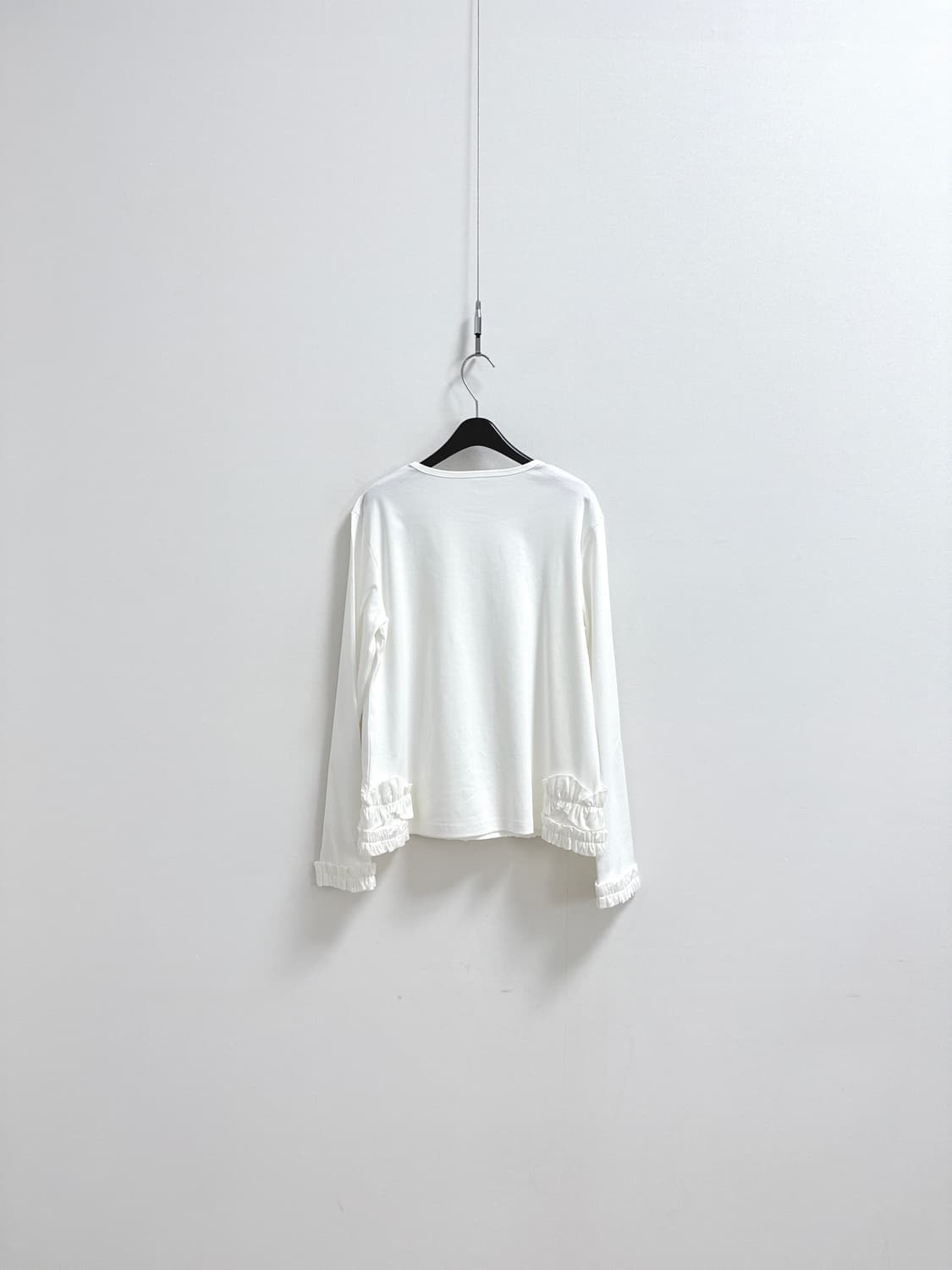 코스모스 러플 포인트 긴팔 티셔츠 상품이미지8