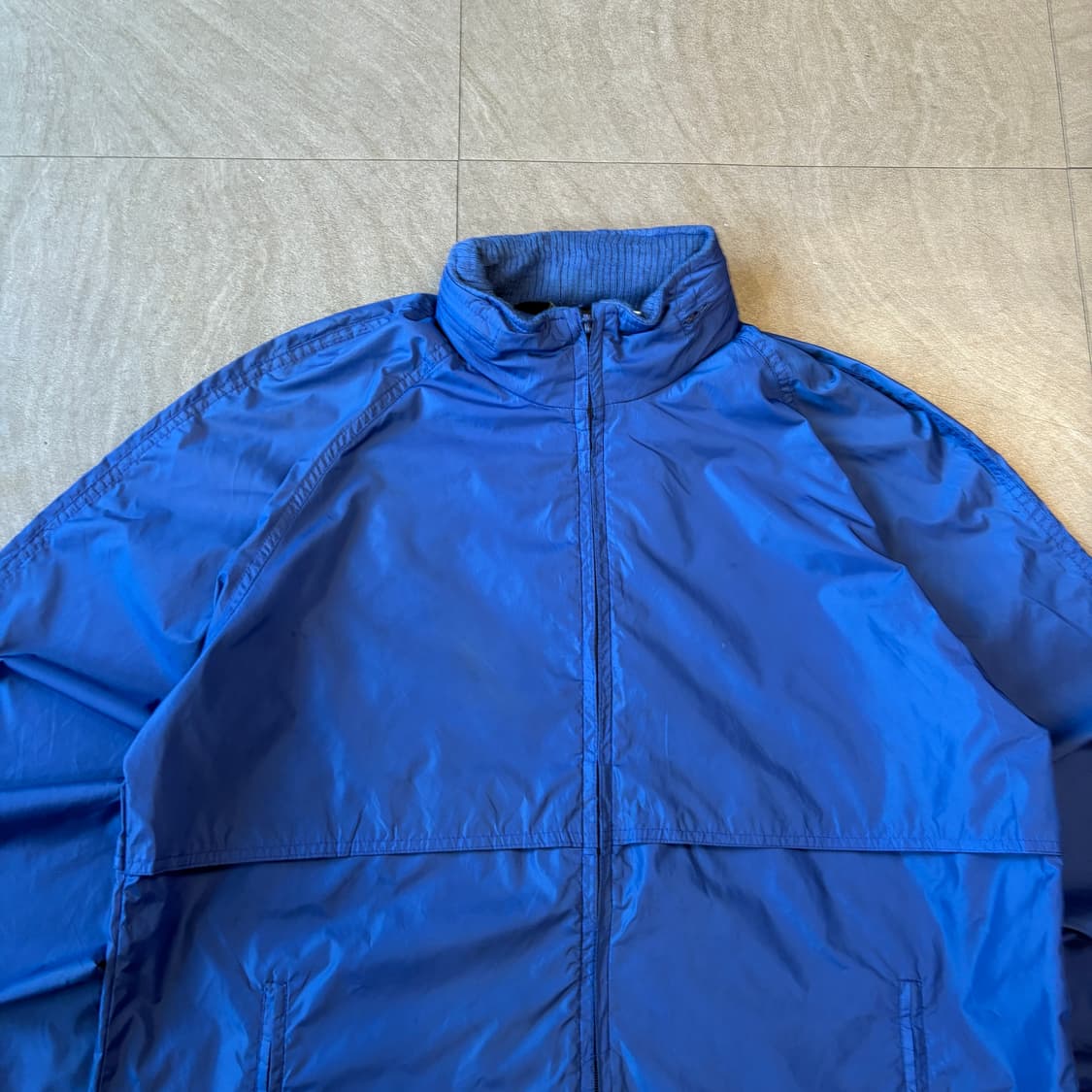 90년대 생산 울리치 블루 윈드브레이커 자켓 상품이미지2