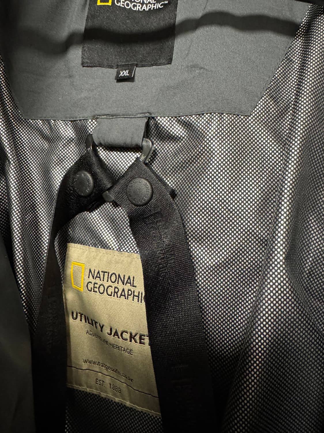 내셔널지오그래픽 롱패딩 챠콜 상품이미지2