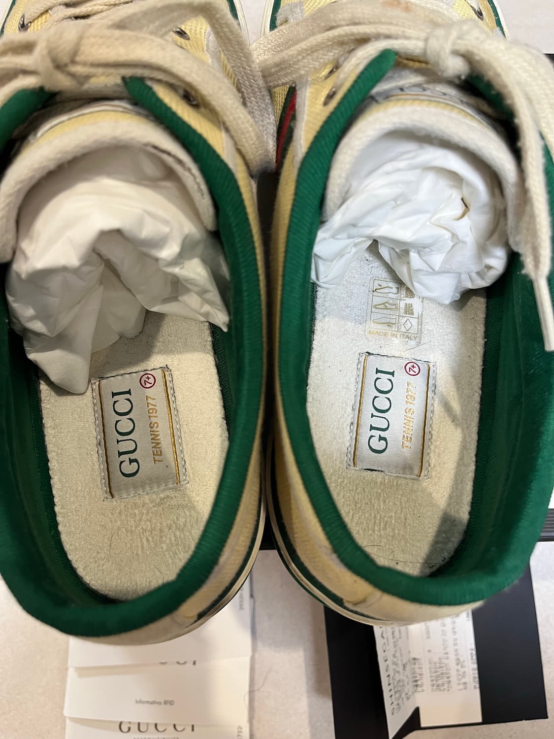 구찌 테니스 1977 버터코튼 사이즈7 상품이미지5