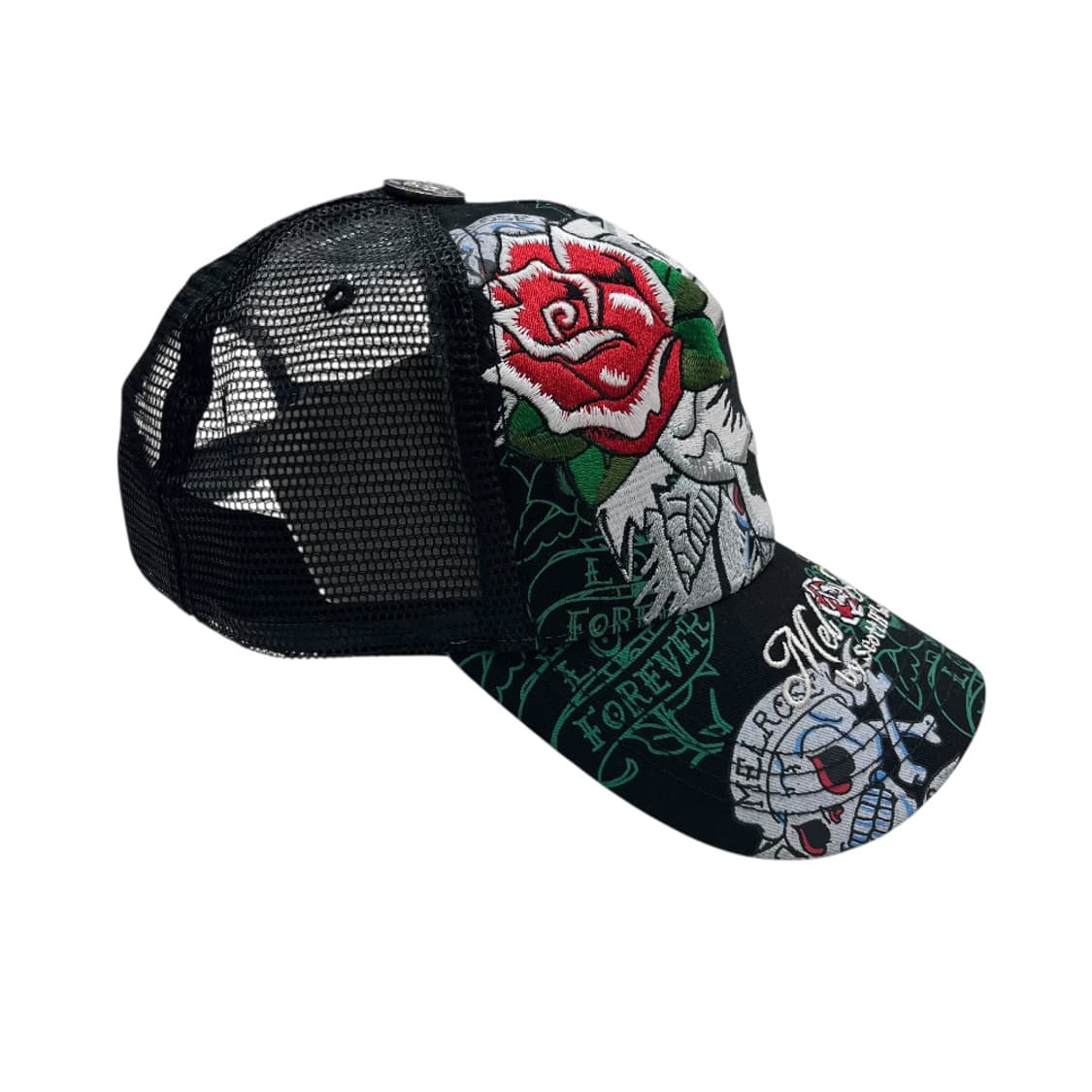 MEL AVE by Scott H Lee 2000s 스컬 타투 펑크 볼캡 상품이미지6