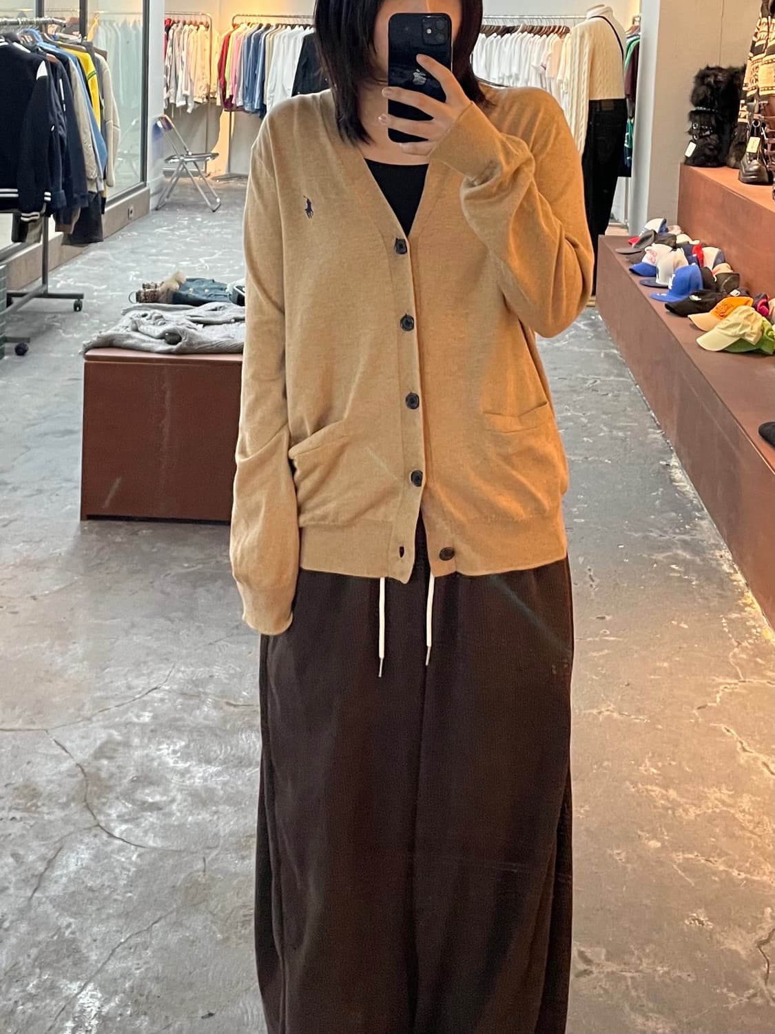 폴로 랄프로렌 코튼 브이넥 가디건 H826 상품이미지1