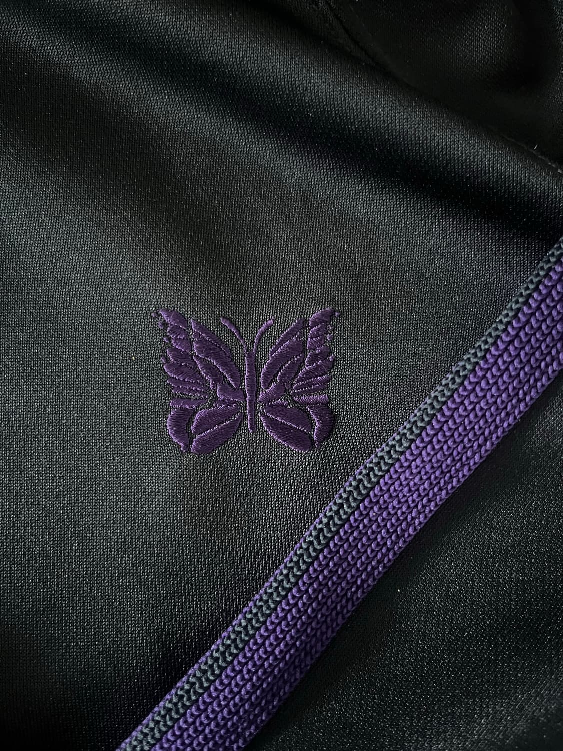 니들스 트랙자켓 s 네이비(블랙) 퍼플 상품이미지2