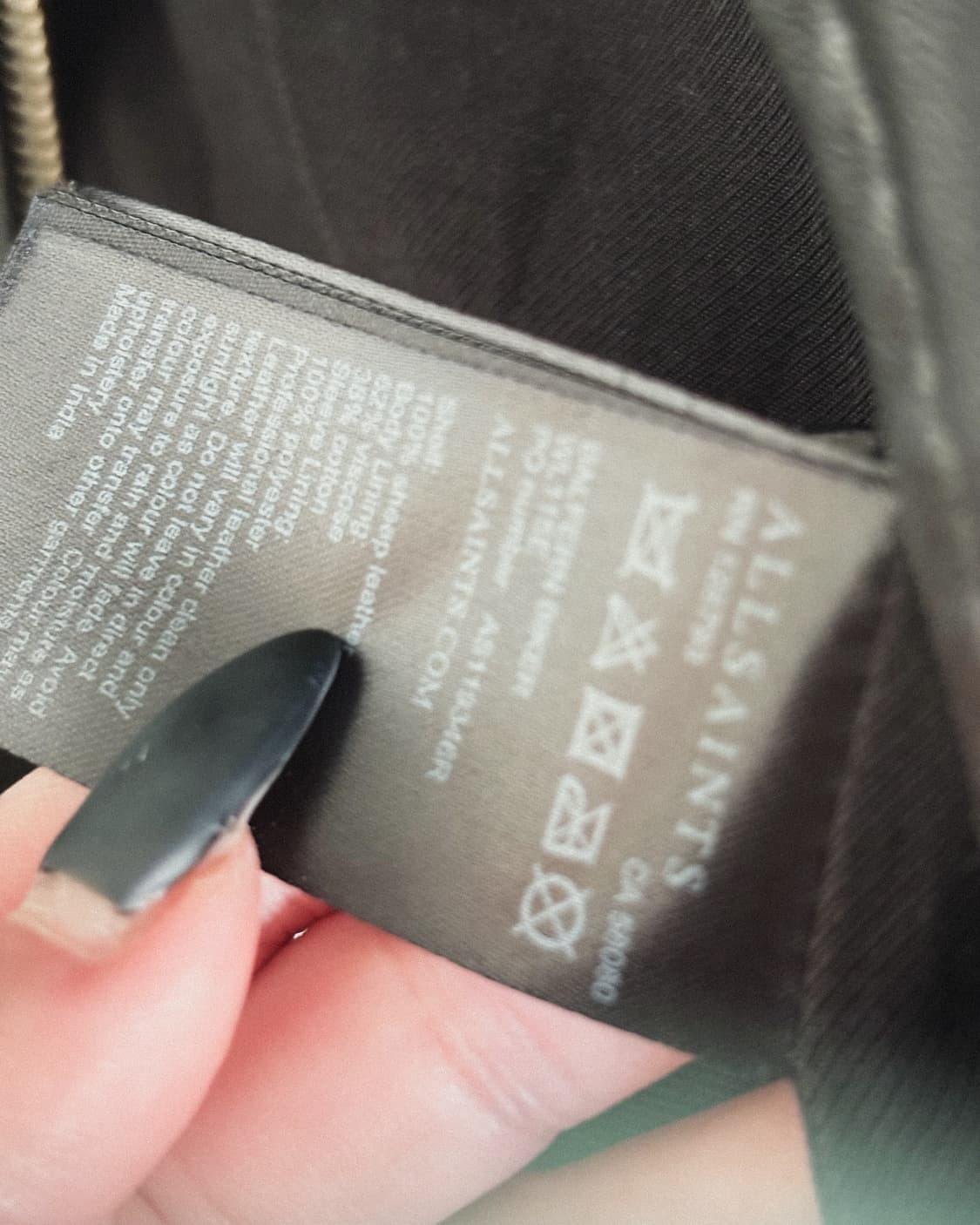 올세인츠 스투지 사선지퍼 라이더자켓 상품이미지9