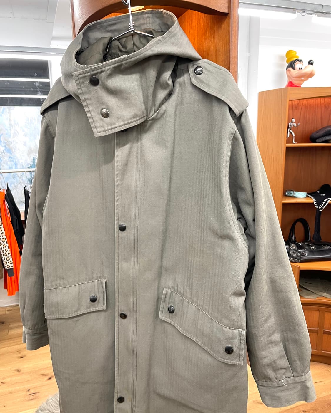 [M] APC 아페쎄 밀리터리 후드 코트 상품이미지3