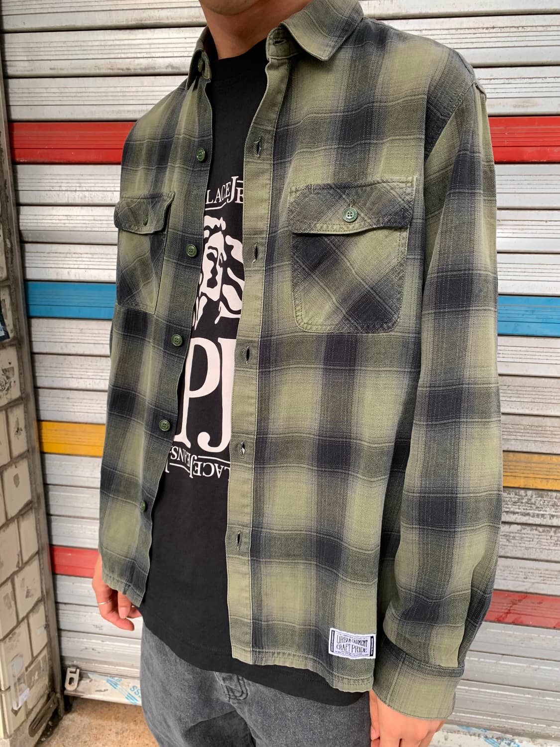 네이버후드 플란넬 셔츠 상품이미지1