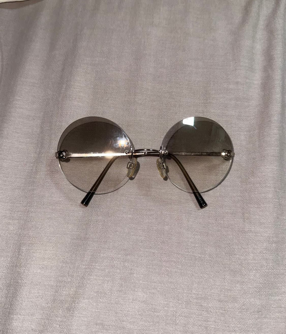 빈티지 샤넬 SHANEL 4056 라운드 무테 선글라스 상품이미지1