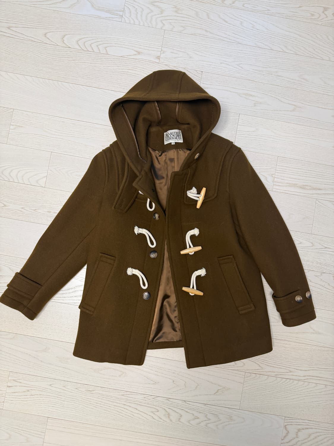 마리떼 프랑소와 저버 더플 코트 S 브라운 상품이미지2