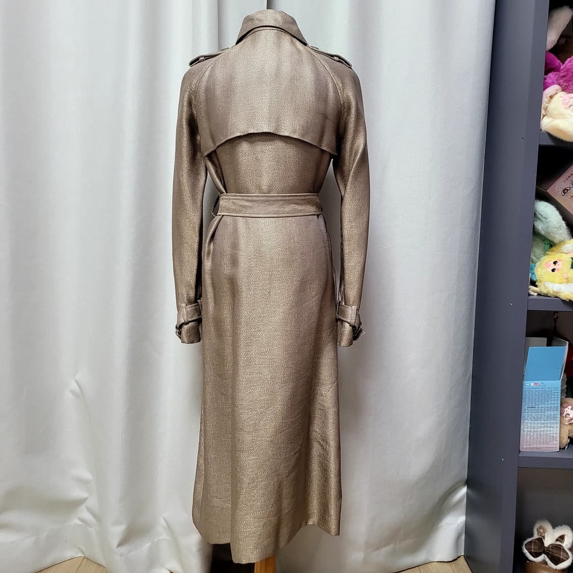 구찌 실크 트렌지코트 상품이미지3