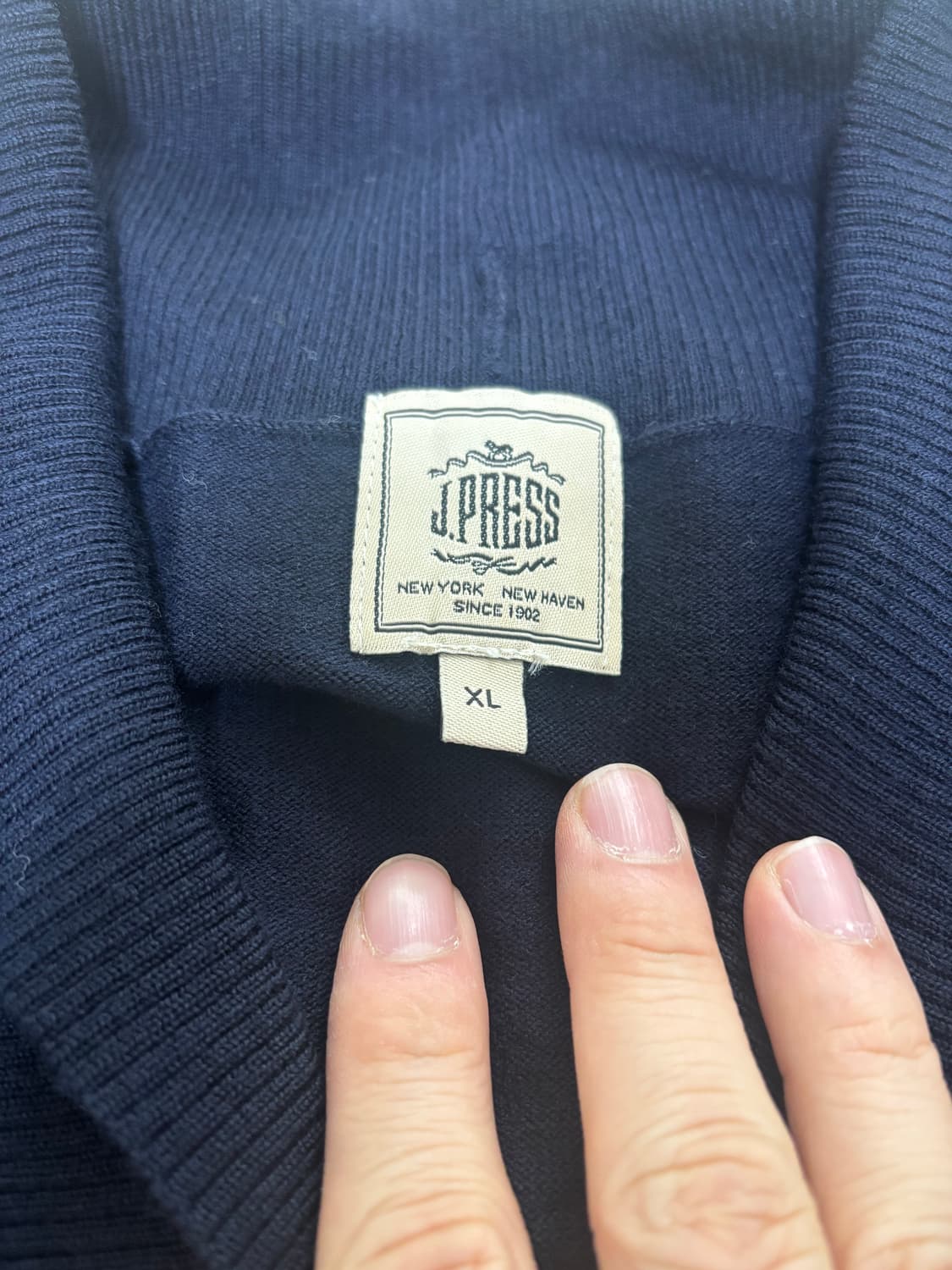 일본판 J.PRESS 울 가디건 사이즈 105 상품이미지3