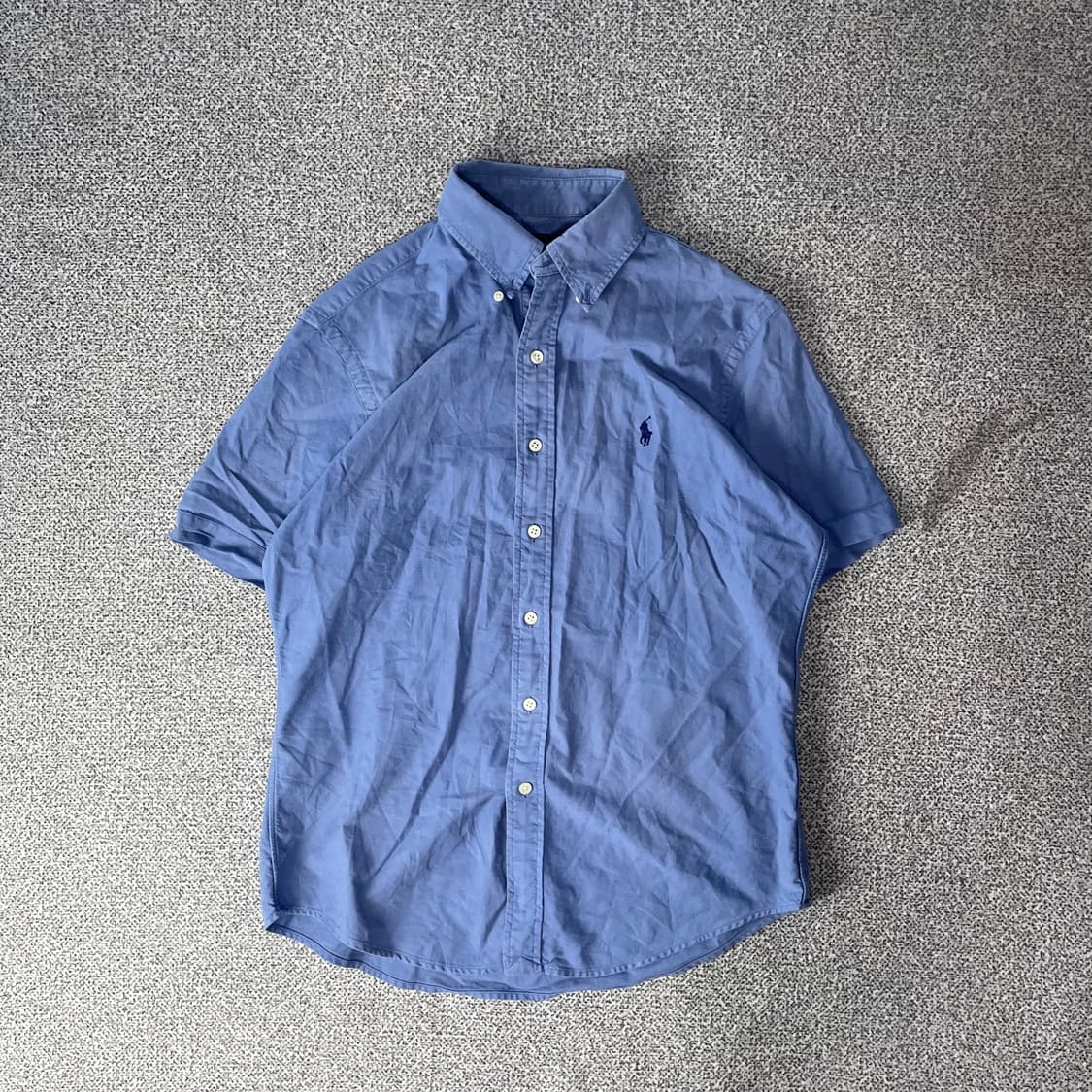 폴로랄프로렌 반팔 셔츠 블루 상품이미지1