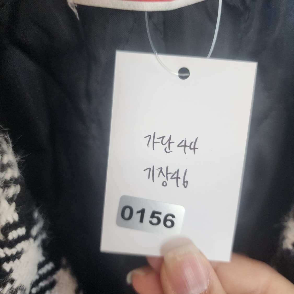 BIG SUGAR 체크 크롭 자켓 상품이미지5