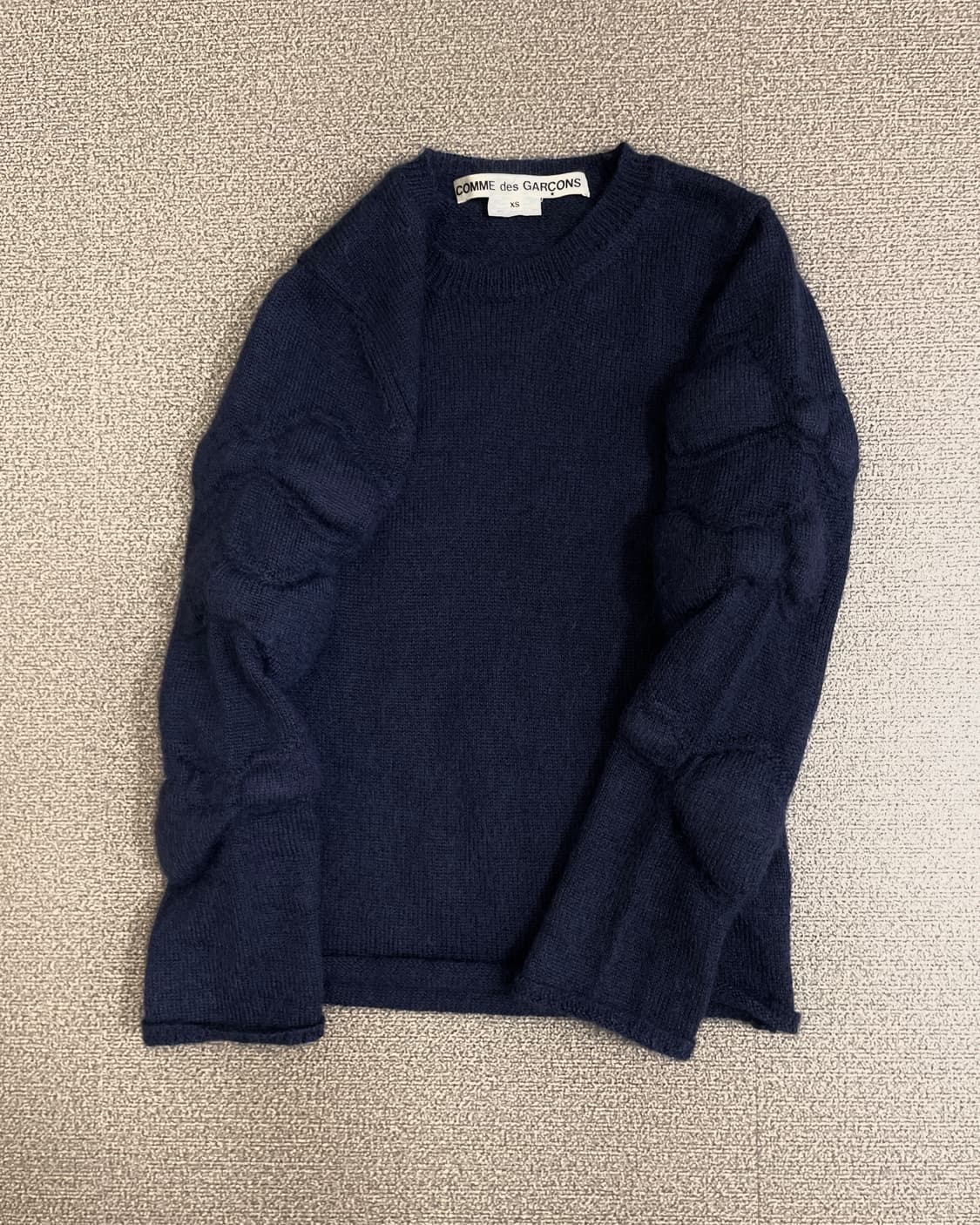 꼼데가르송 리본 입체 패드 니트 풀오버 상품이미지5