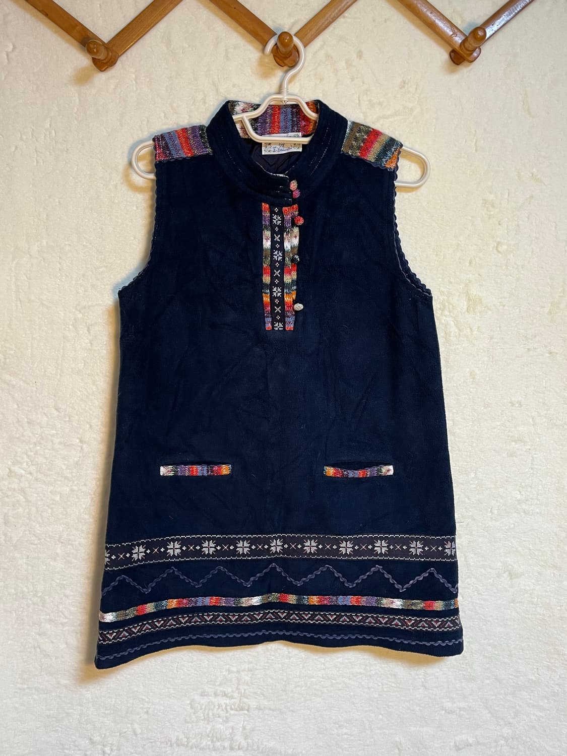 빈티지 에스닉 히피 자수 원피스 상품이미지1