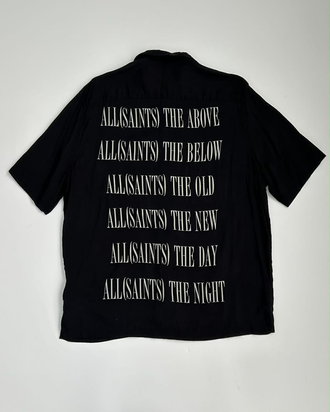 [L]AllSaints 올세인츠 스탬프 숏 슬리브 반팔 셔츠 상품이미지2