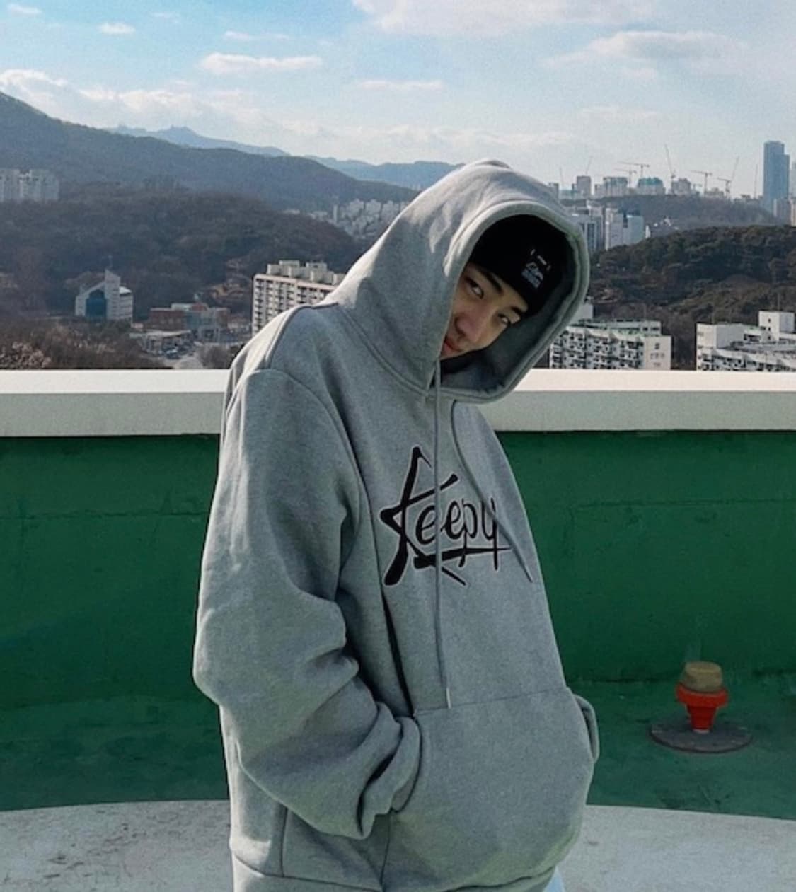 Keepy 그레이 후드티 상품이미지7