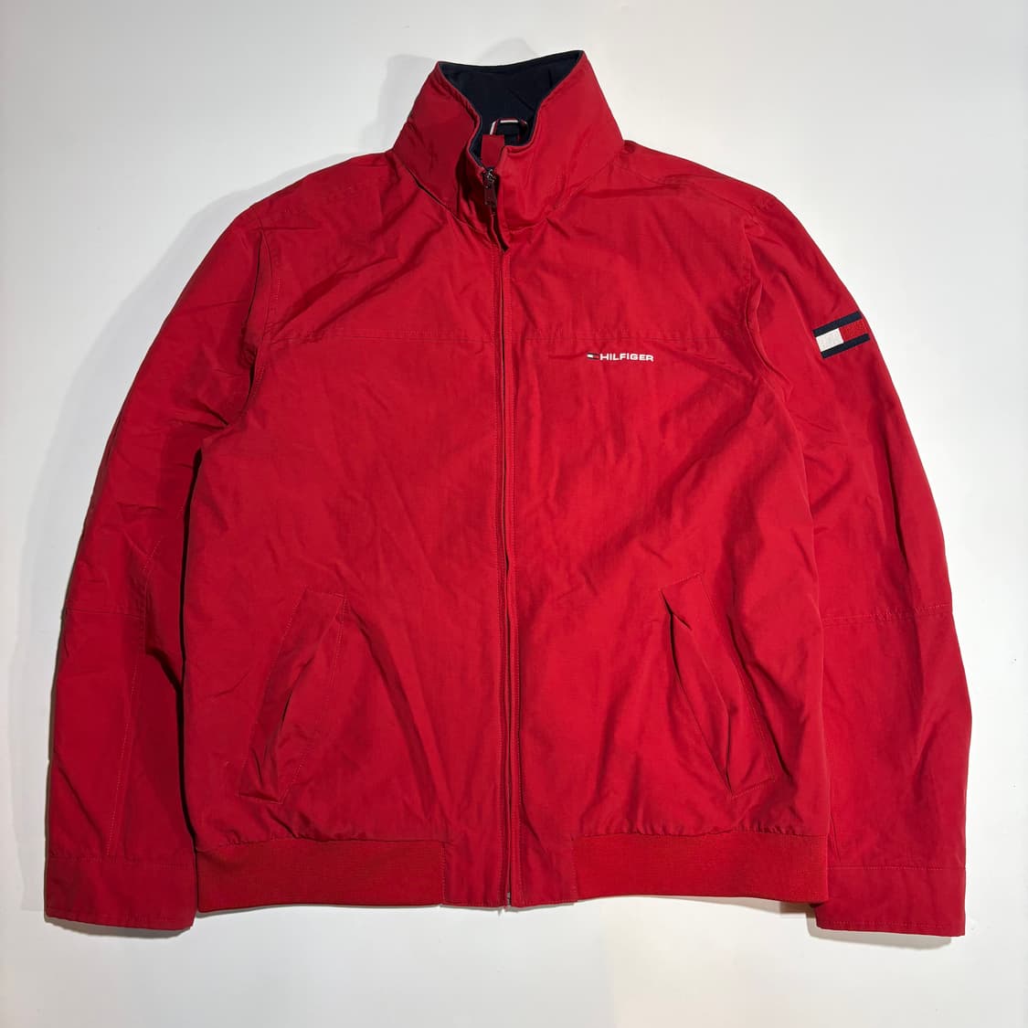 타미힐피거 레드 블루종 집업 자켓 상품이미지1