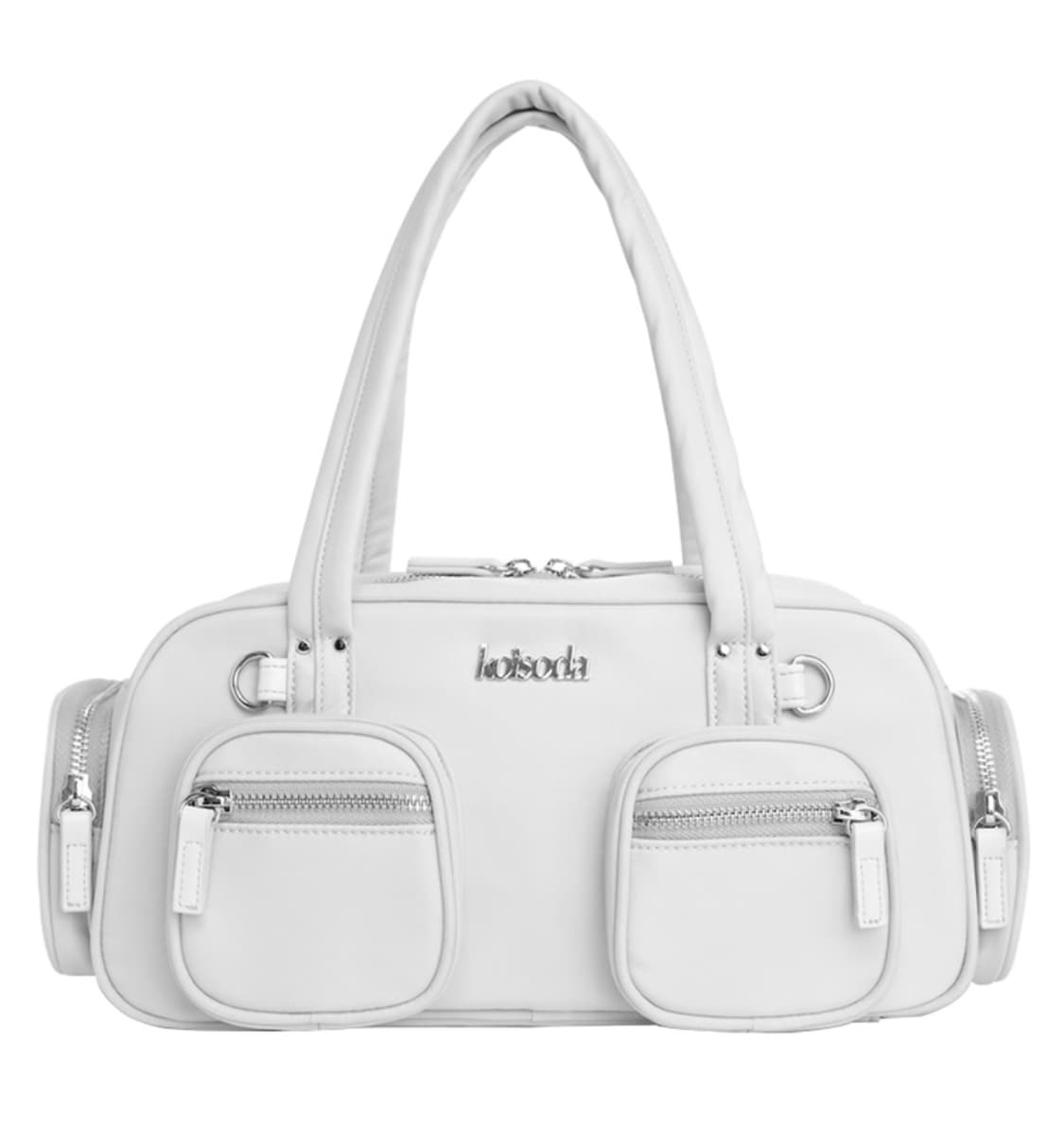 코이소다 가방 숄더백 크림그레이 스쿨백 갸루 키링 상품이미지1