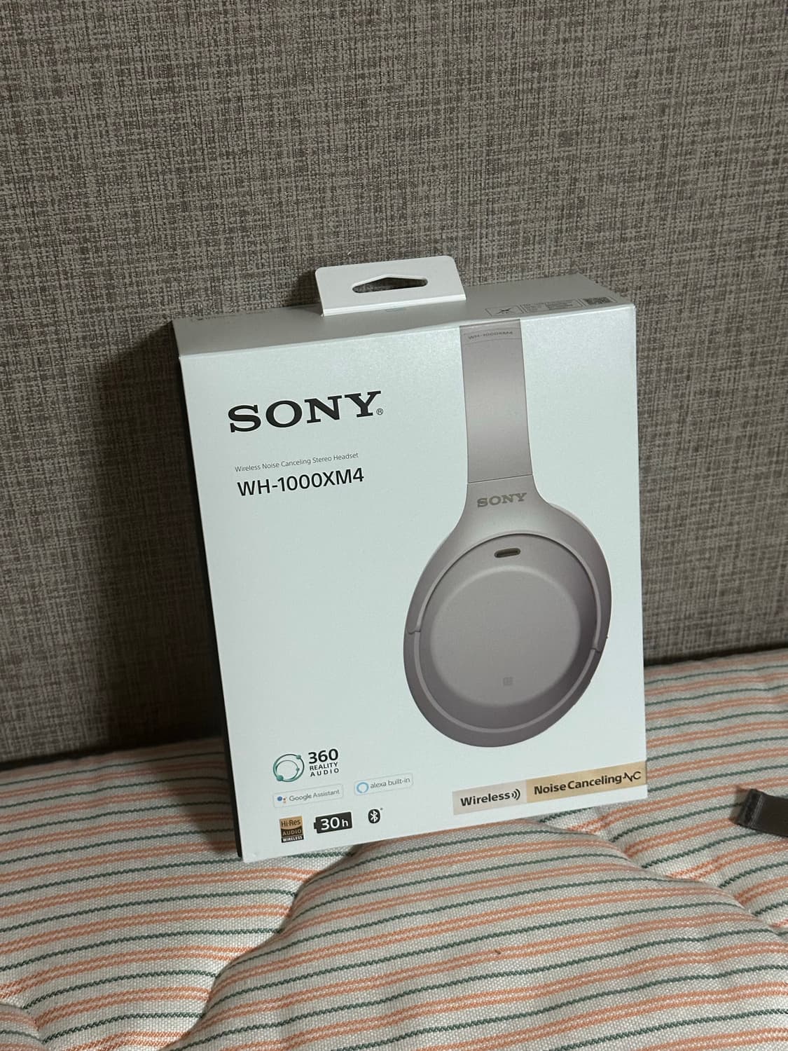 소니 헤드폰 wh-1000xm4 플래티넘 실버 상품이미지1