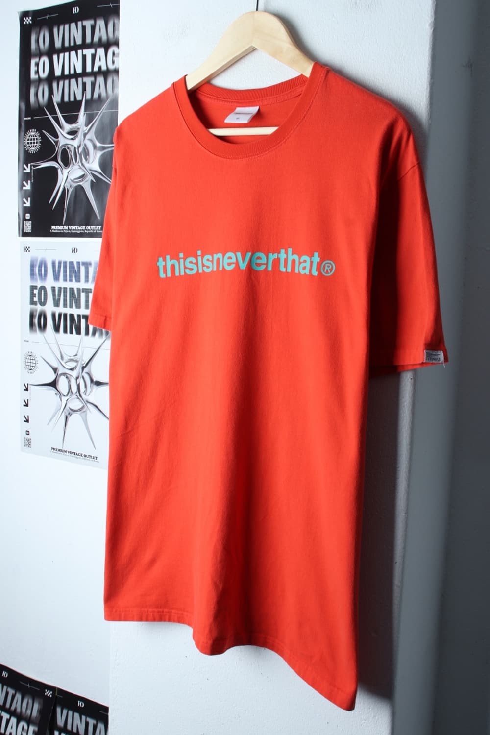 (XL-2XL) 디스이즈네버댓 반팔 티셔츠 빅사이즈 오렌지-H31059 상품이미지1