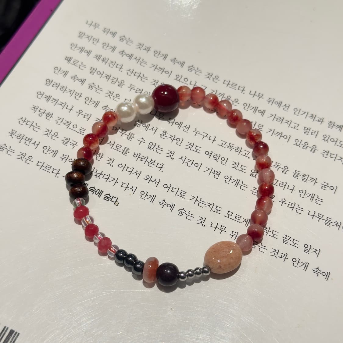 대석 비즈 팔찌 상품이미지1