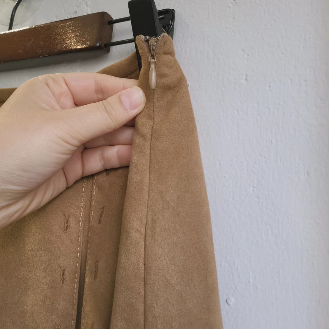 Biersch 스웨이드 플리츠 스커트 상품이미지5