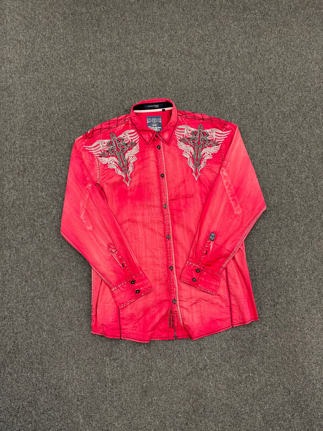 OS)Roar 빈티지 자수 긴팔셔츠 상품이미지2