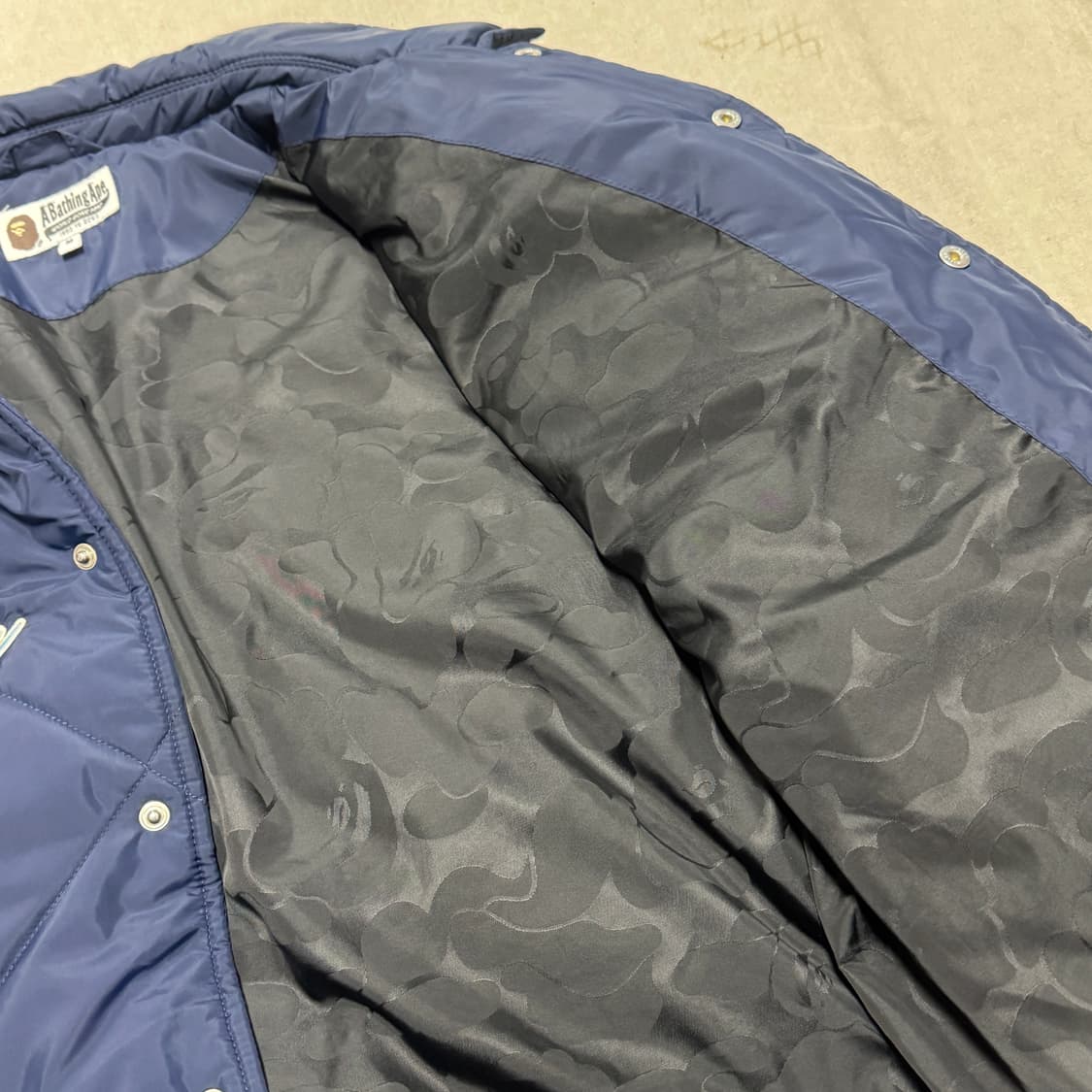 베이프 패치 퀼팅 점퍼 M(105) 상품이미지5