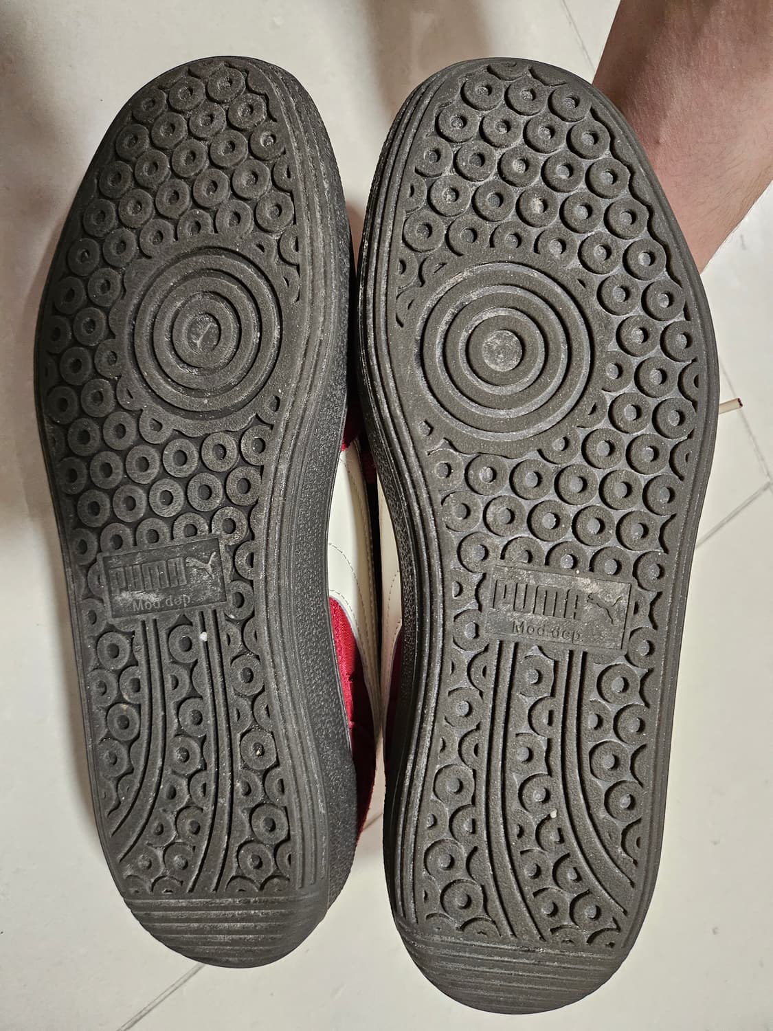 퓨마 Palermo OG intense red warm white 상품이미지5