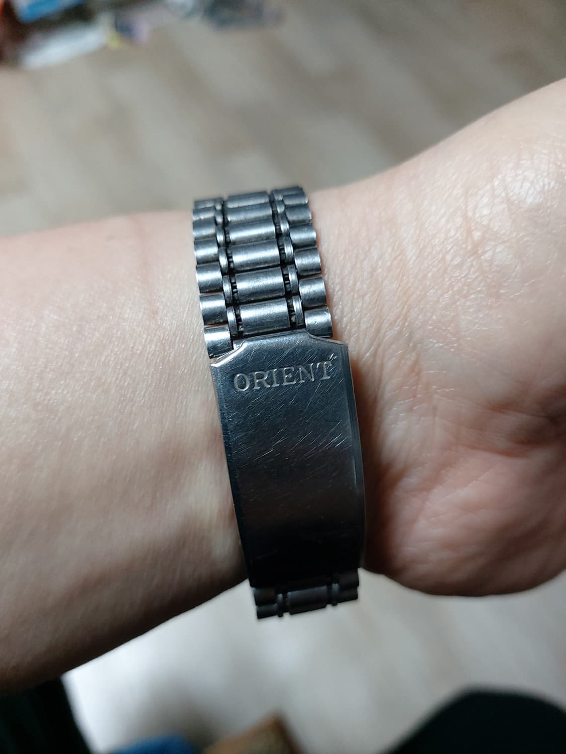 오리엔트 빈티지 금장 다이얼 데이데이트  상품이미지6