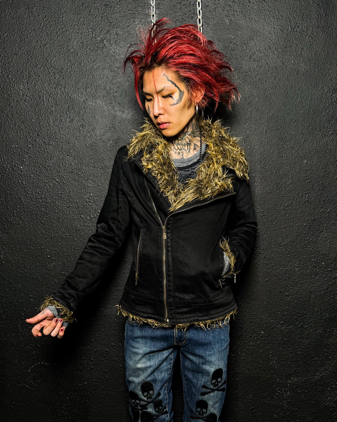 TORNADO MART – Fur Collar Rider Jacket   상품이미지2