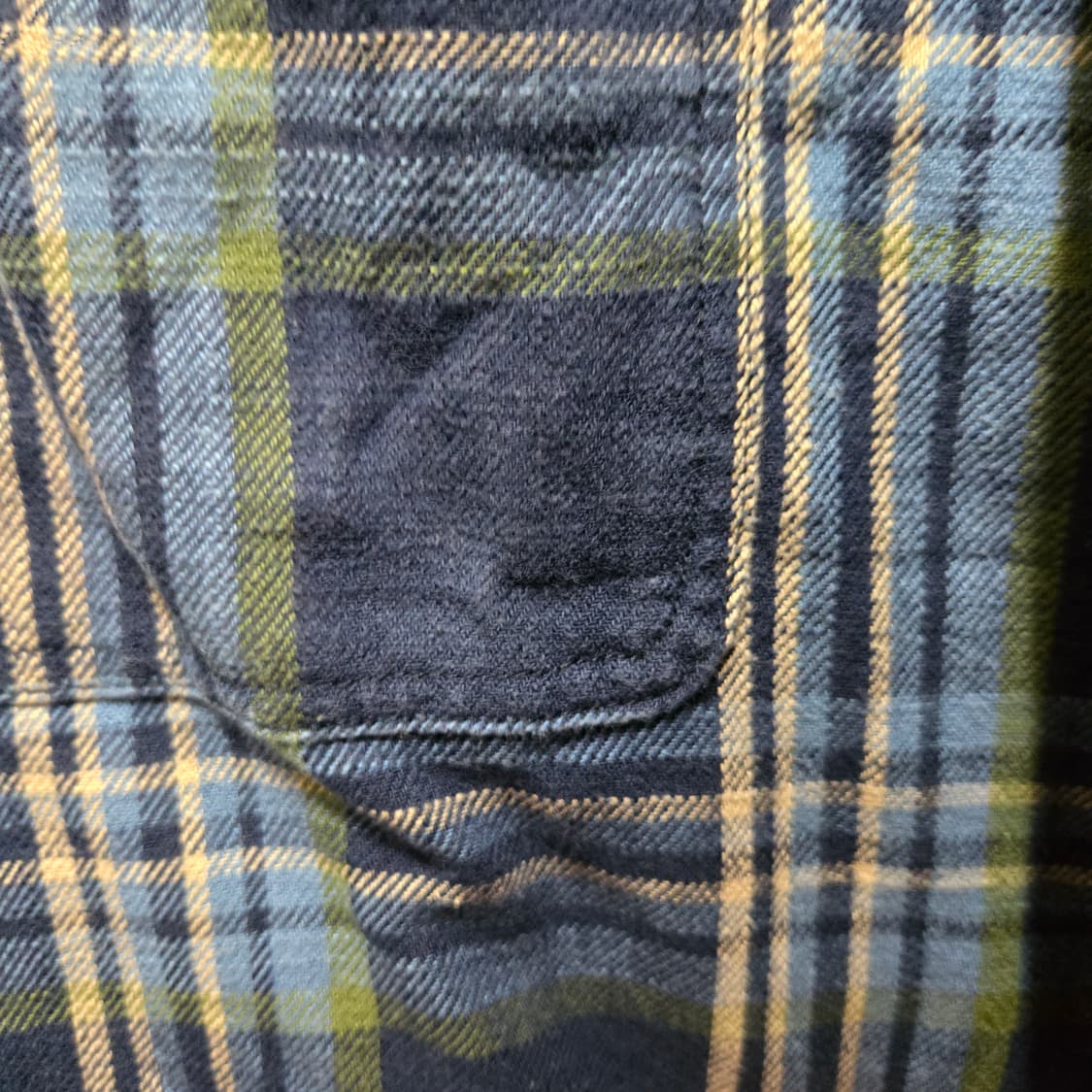 유니클로 슬럽 코튼 체크 롱슬리브 셔츠 상품이미지5