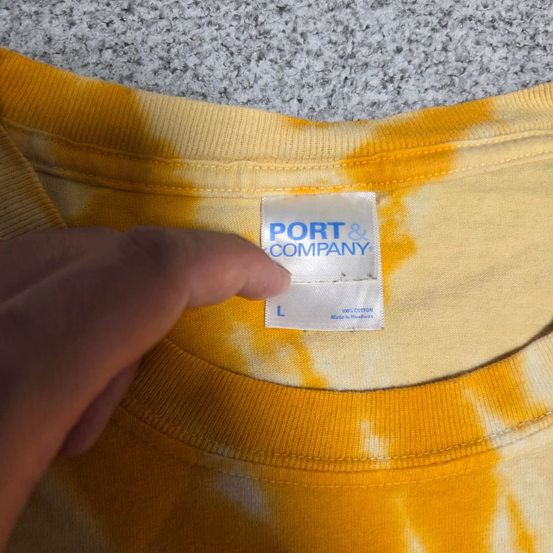 Port&Company 빈티지 반팔 티셔츠 L(100) 상품이미지3