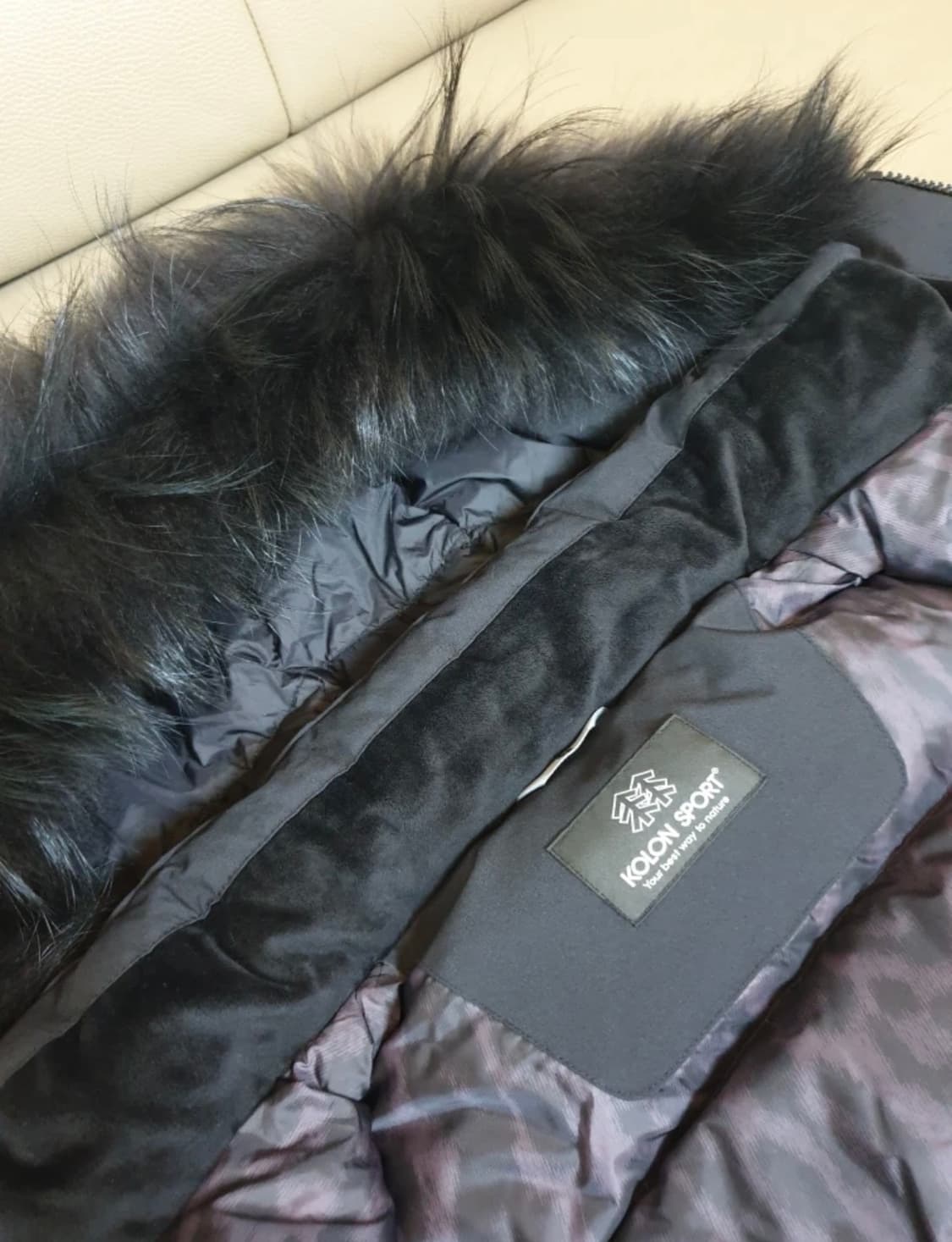 코오롱 안타티카 여성 패딩 / 착용 거의 없음 상품이미지7