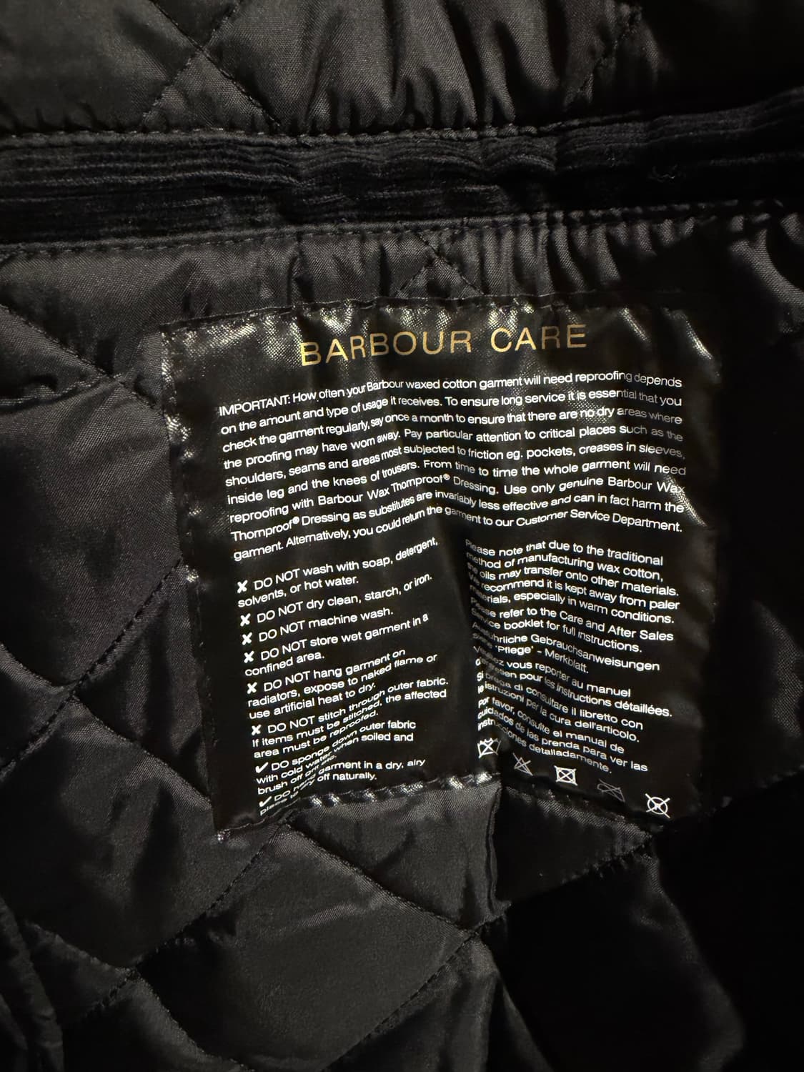 [A급] 바버 인터내셔널 듀크 M(100)사이즈 / 외부 실착 0회 상품이미지5