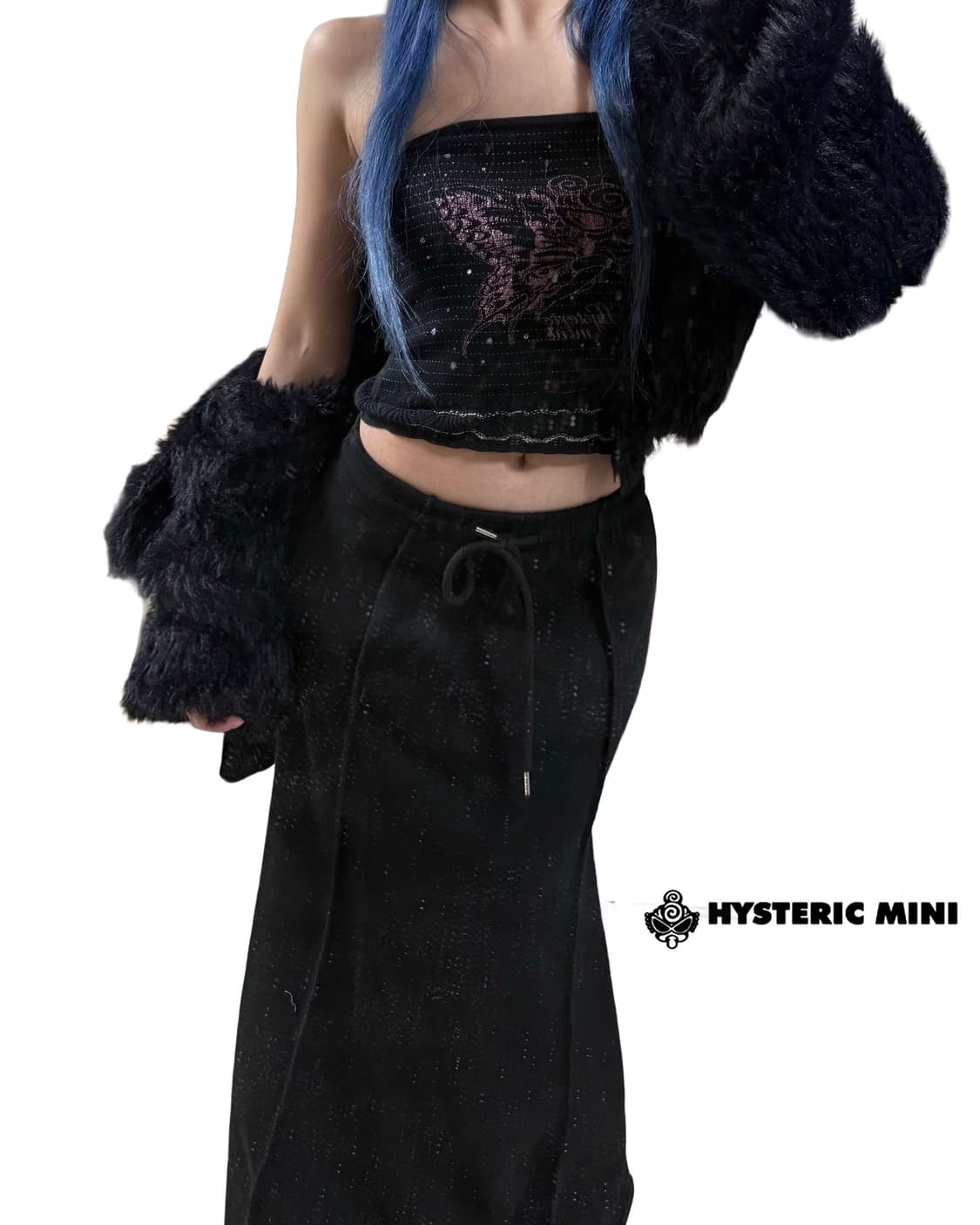 (극레어) 히스테릭 미니 글리터 튜브탑 상품이미지4