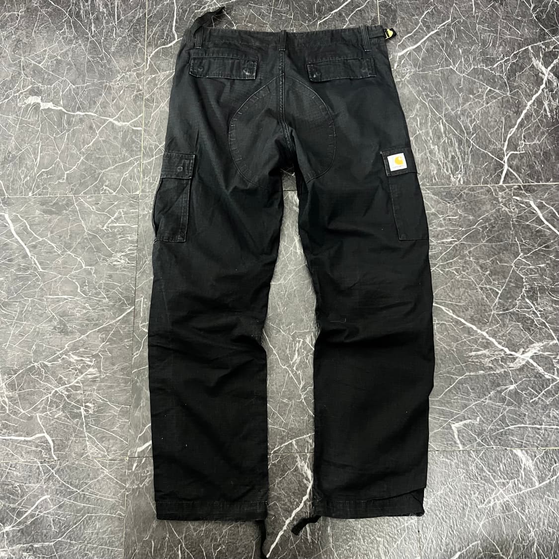 칼하트 WIP 에비에이션 카고팬츠 블랙 상품이미지5