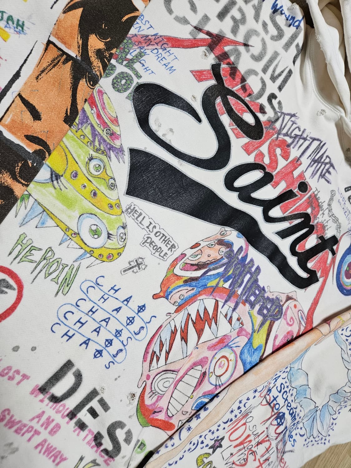 세인트미카엘 x 무라카미 타카시 후드 상품이미지2