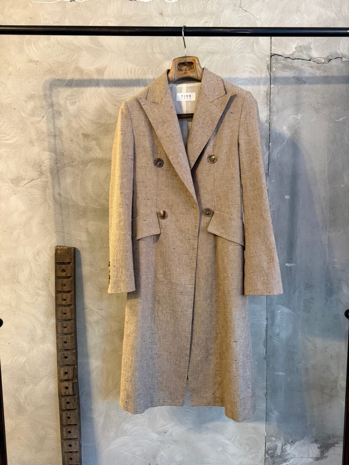 타임 더블 브레스티드 코트 55~66 상품이미지1