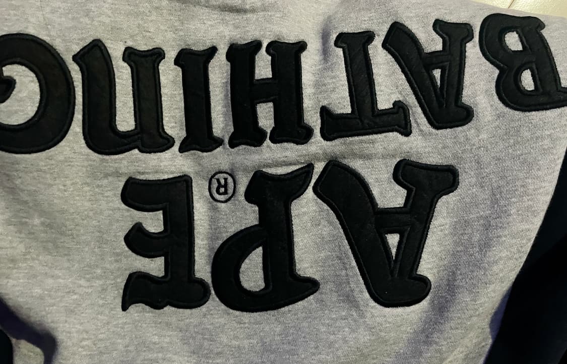 베이프 OG 로고 리버시블 스타디움 자켓 L 상품이미지10