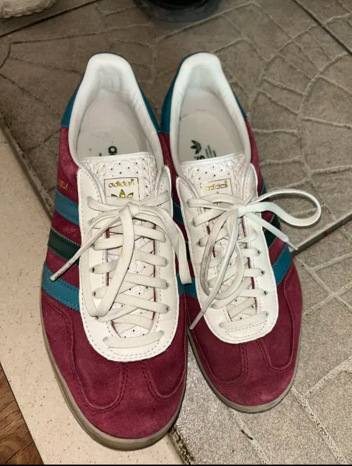 아디다스 가젤 버건디 컬리지에이트 265 상품이미지3