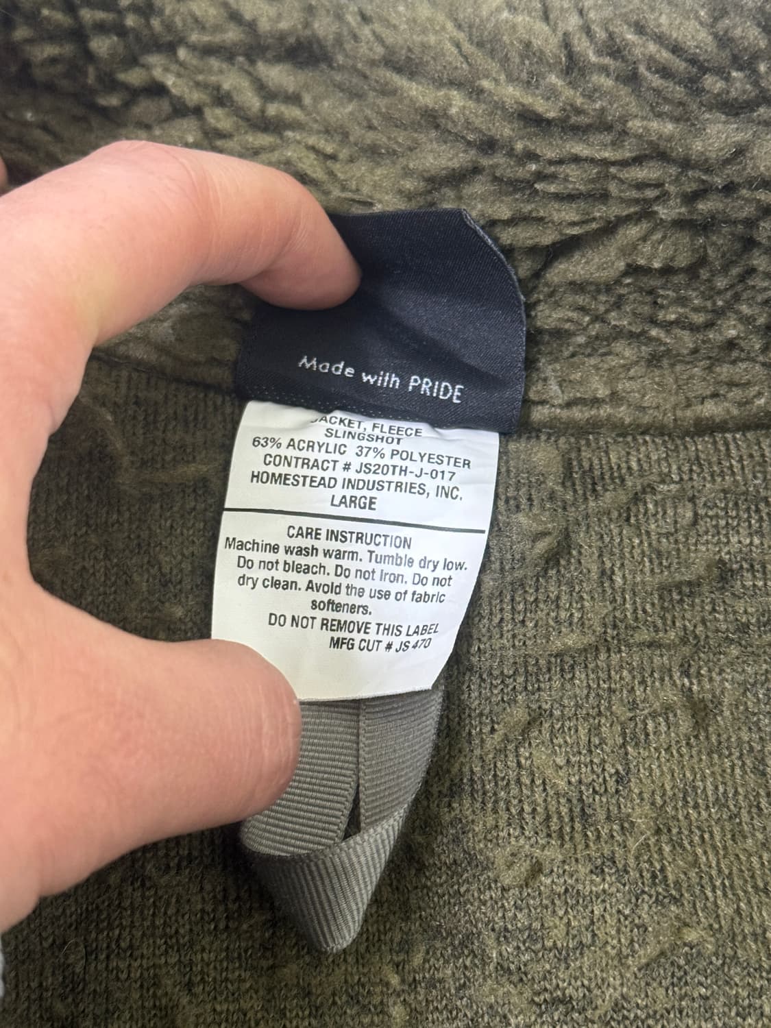 JS Homestead 택티컬 보아 플리스 자켓 밀리터리 저널 스탠다드 상품이미지7