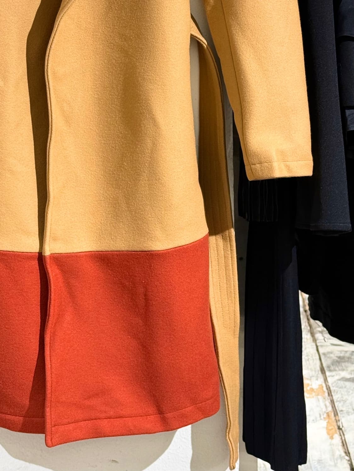 포츠 1961 카멜 레드 투톤 벨트 코트 상품이미지5