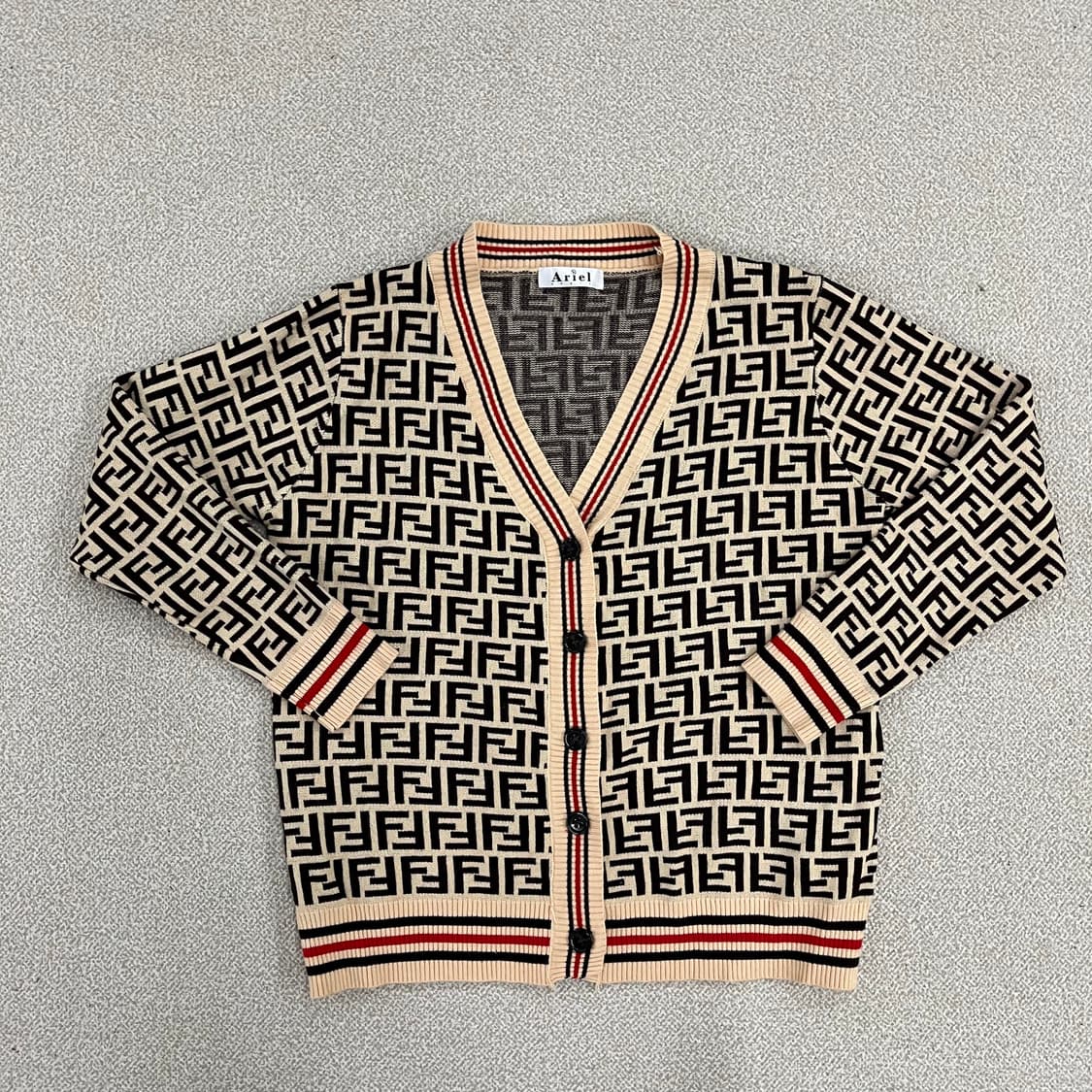 실측확인 고급 빈티지 긴팔 가디건 0203M1 상품이미지1