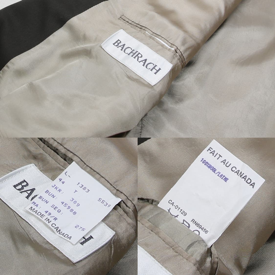 (착용컷) BACHRACH 더블 브레스트 자켓 (남성용 108) 상품이미지9